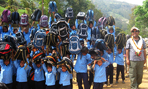 Treking Team Group - School Dress and Bags