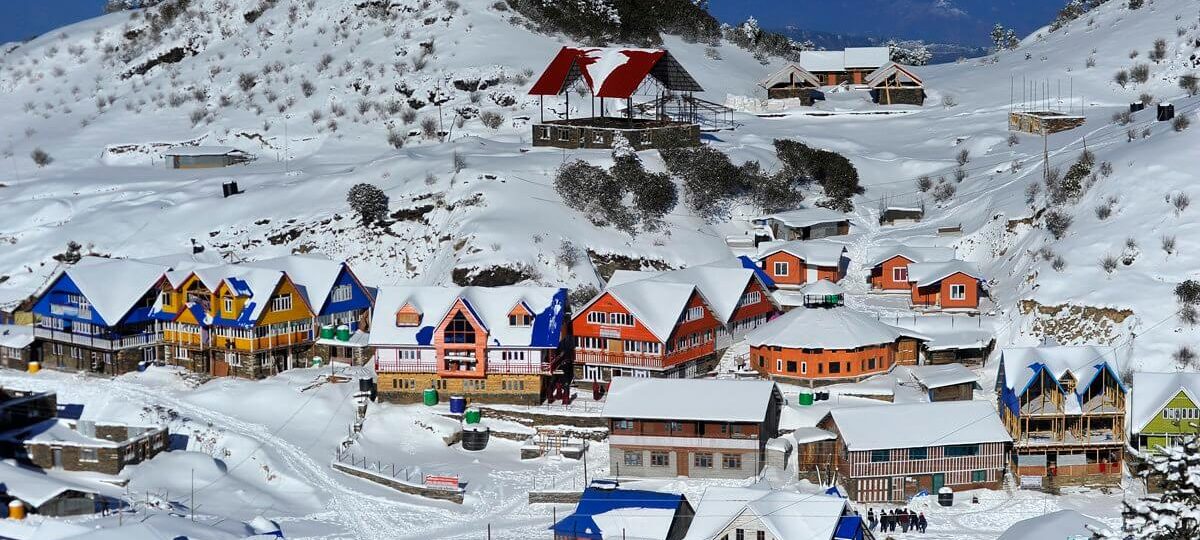 Places in Nepal where snowfalls